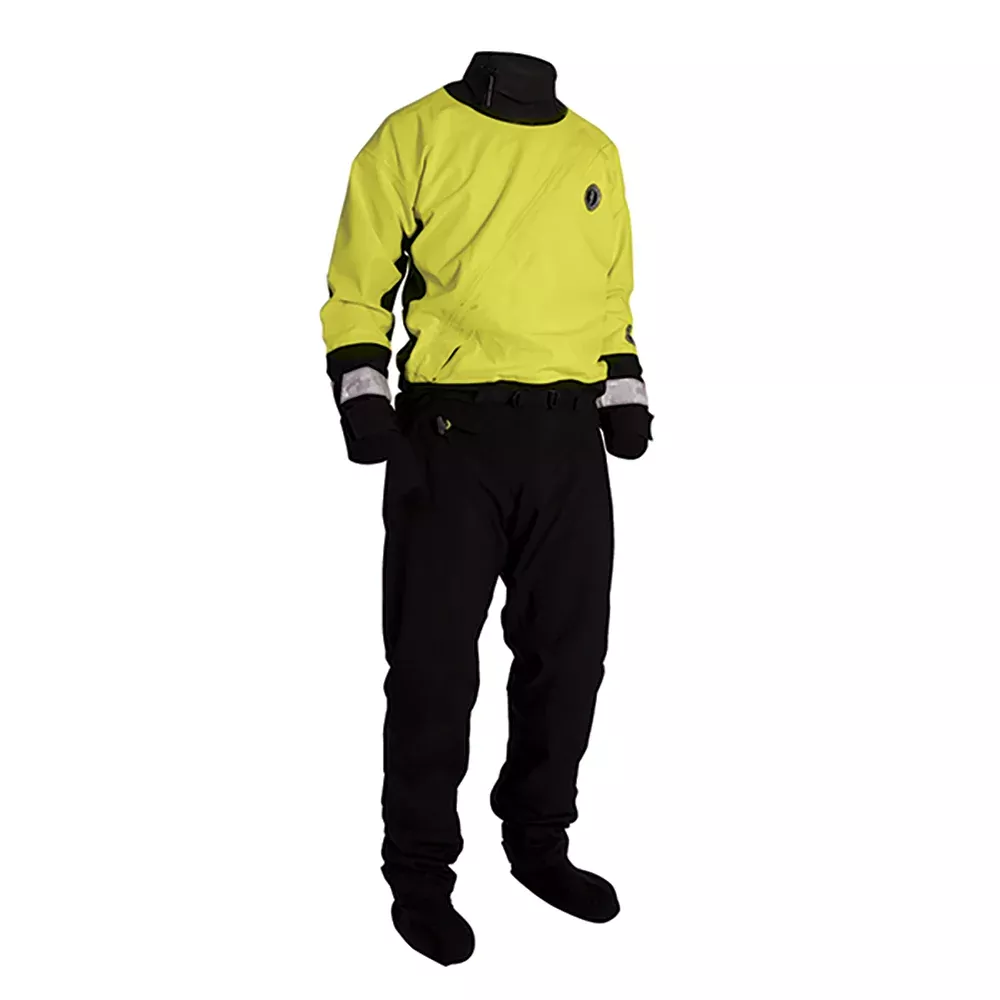 mustang-water-rescue-dry-suit-fluorescent-yellow-green-black-large Mustang Water Rescue Dry Suit - Fluorescent Yellow Green/Black - Large