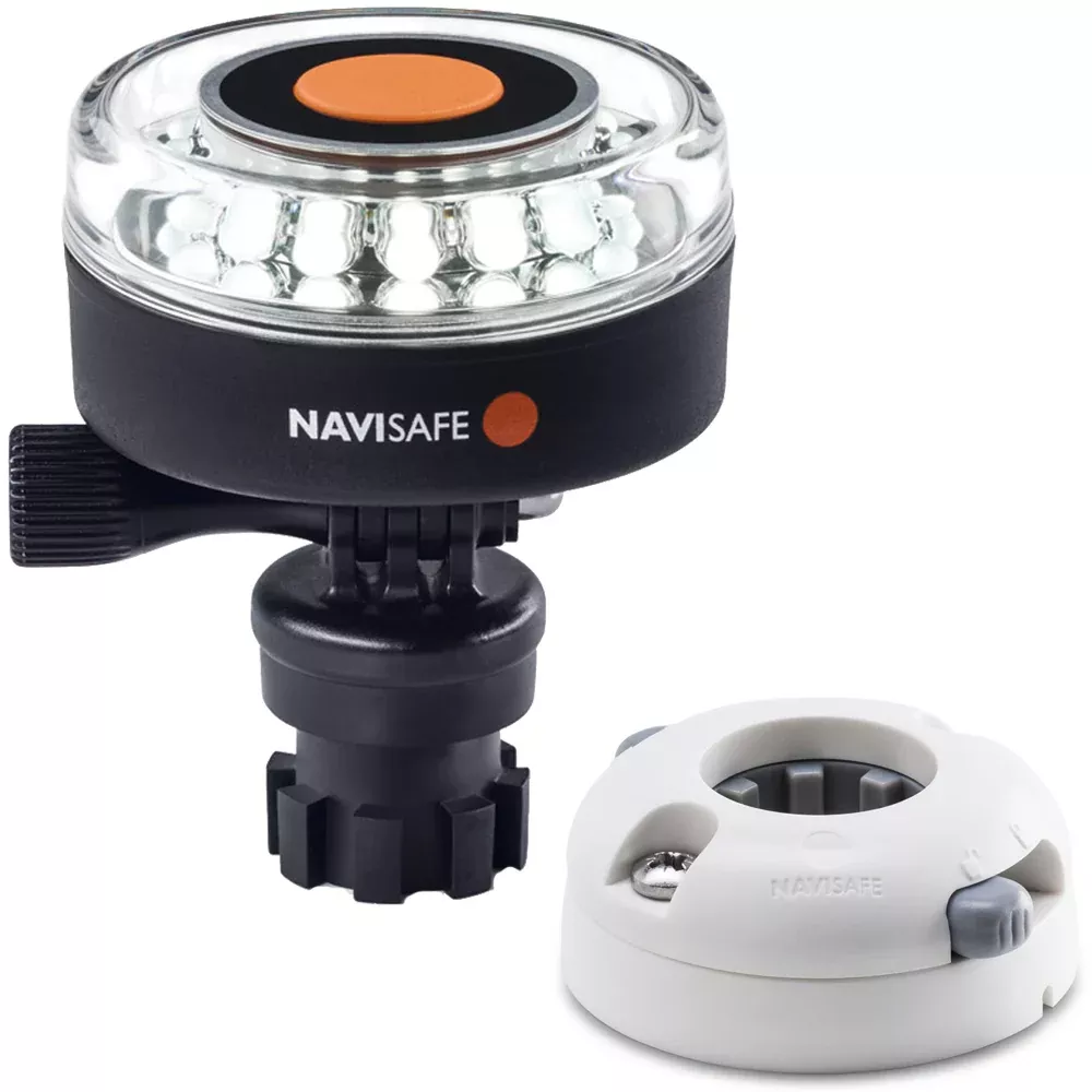navisafe-navilight-360-deg-2nm-white-w-navimount-base-amp-horizontal-mount-white Navisafe Navilight 360° 2NM White w/Navimount Base & Horizontal Mount - White