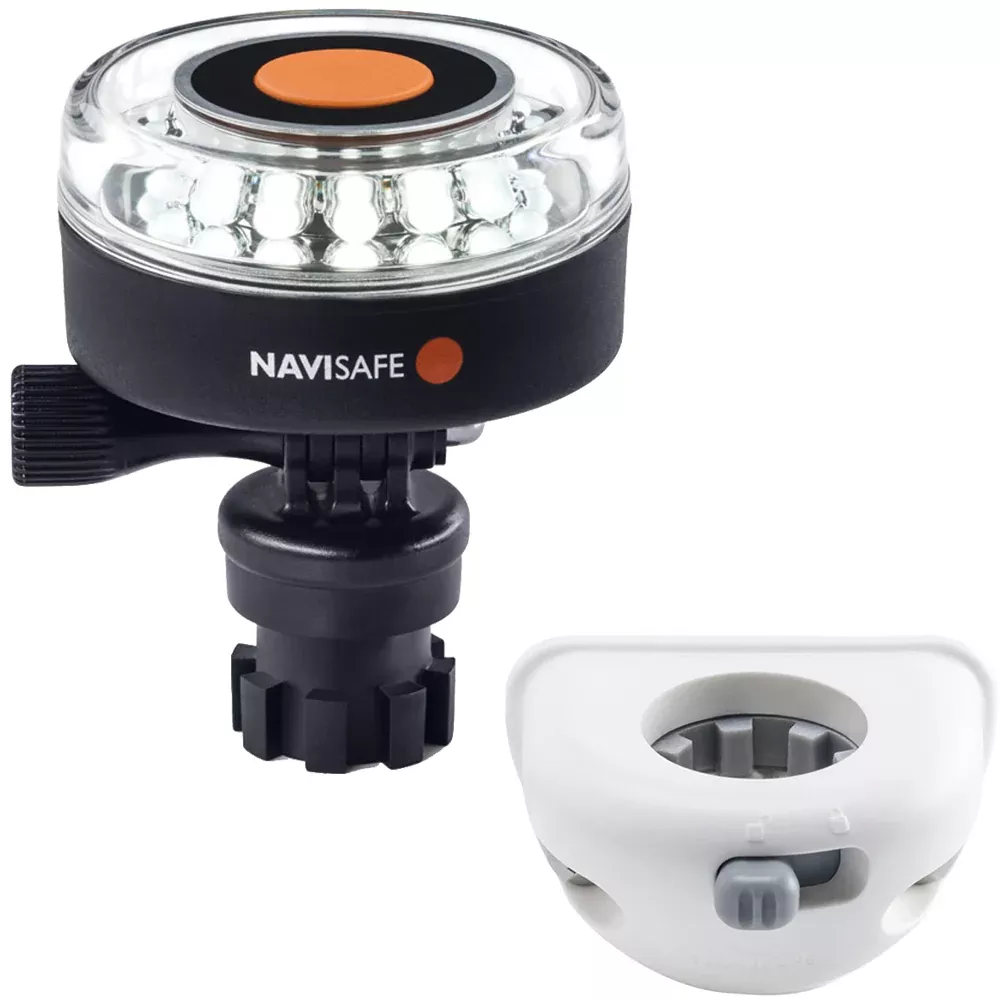 navisafe-navilight-360-deg-2nm-white-w-navimount-base-amp-vertical-mount-white Navisafe Navilight 360° 2NM White w/Navimount Base & Vertical Mount - White