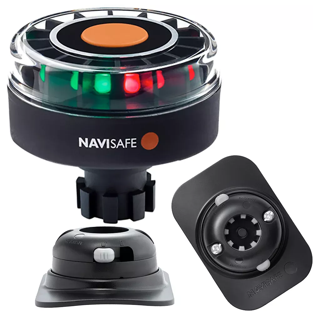 navisafe-navilight-tricolor-2nm-w-navibolt-base-amp-rib-mount-black Navisafe Navilight Tricolor 2NM w/Navibolt Base & RIB Mount - Black