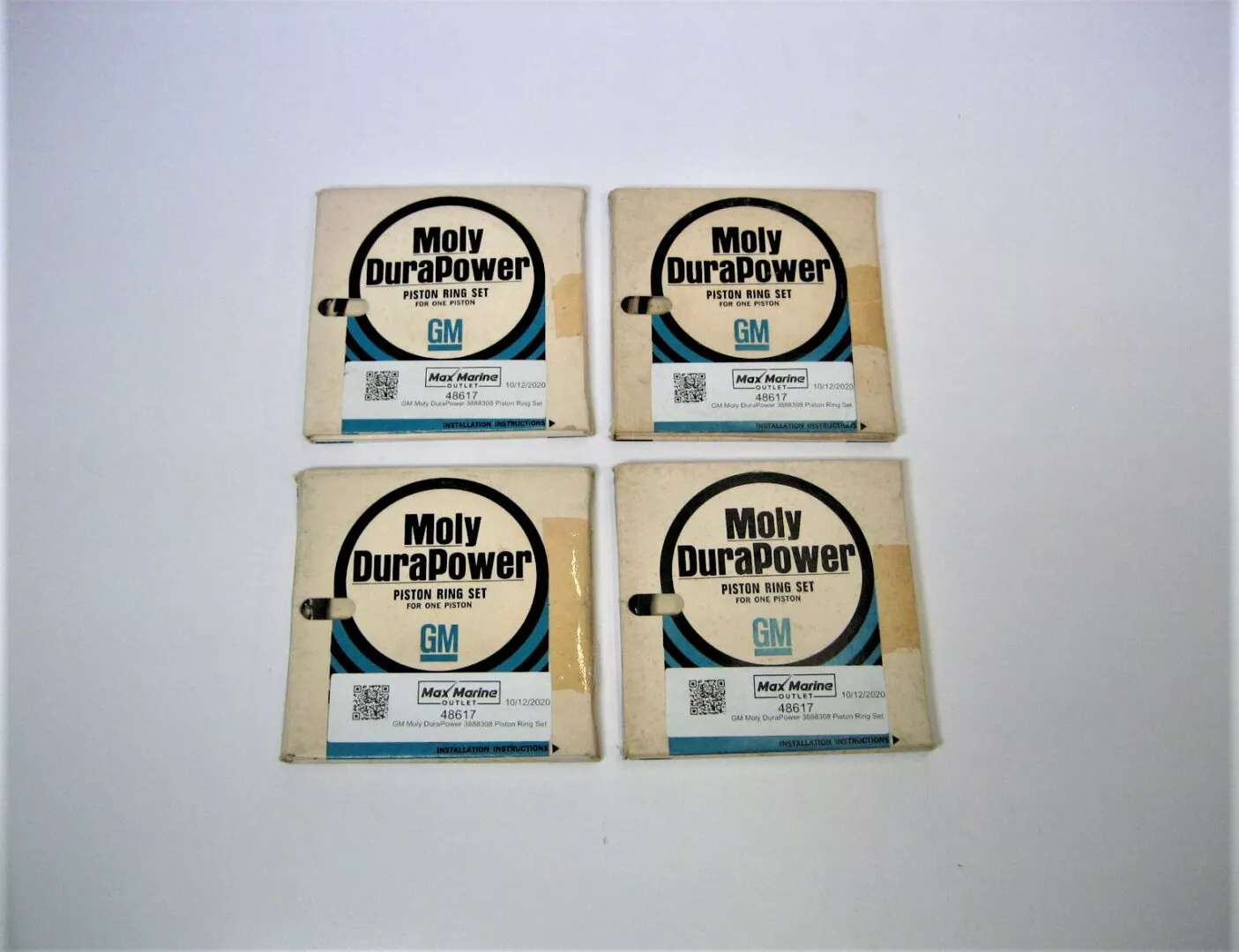 new-gm-3888308-moly-durapower-454-7-4l-marine-engine-piston-ring-sets-5-64-thick -NEW- GM 3888308, Moly DuraPower 454 7.4L Marine Engine Piston Ring Sets, 5/64'' Thickness