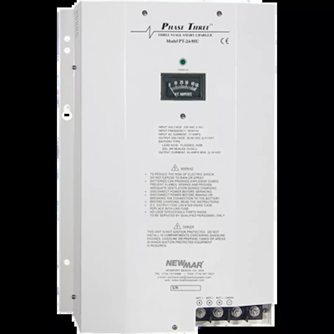 newmar-pt-24-95u-24v-95a-battery-charger-110-230v-input Newmar PT-24-95U 24V 95A Battery Charger 110/230V Input