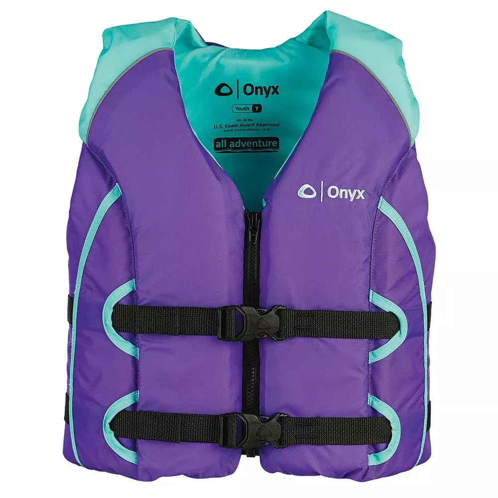 onyx-all-adventure-youth-life-jacket-50-90lbs-purple Onyx All Adventure Youth Life Jacket - 50-90lbs - Purple
