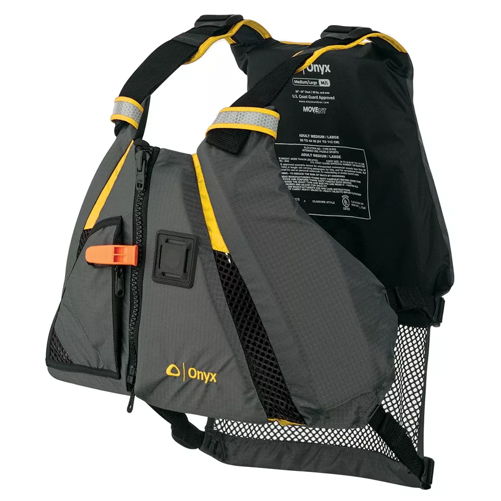 onyx-movevent-dynamic-paddle-sports-vest-yellow-grey-xl-xxl Onyx MoveVent Dynamic Paddle Sports Vest - Yellow/Grey - XL/XXL