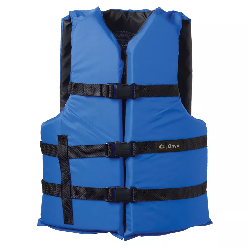 onyx-nylon-general-purpose-life-jacket-adult-oversize-blue Onyx Nylon General Purpose Life Jacket - Adult Oversize - Blue