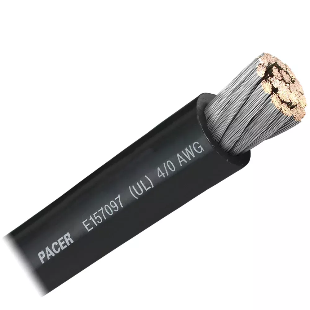 pacer-black-4-0-awg-battery-cable-sold-by-foot Pacer Black 4/0 AWG Battery Cable - Sold By The Foot