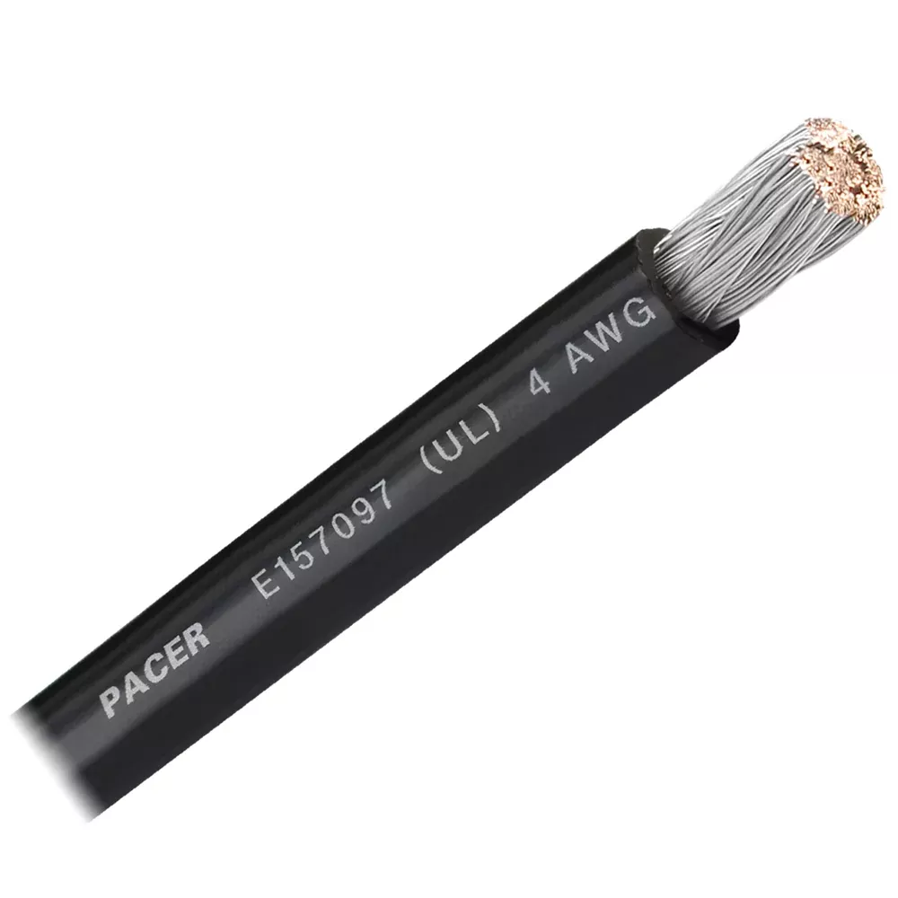 pacer-black-4-awg-battery-cable-sold-by-foot Pacer Black 4 AWG Battery Cable - Sold By The Foot