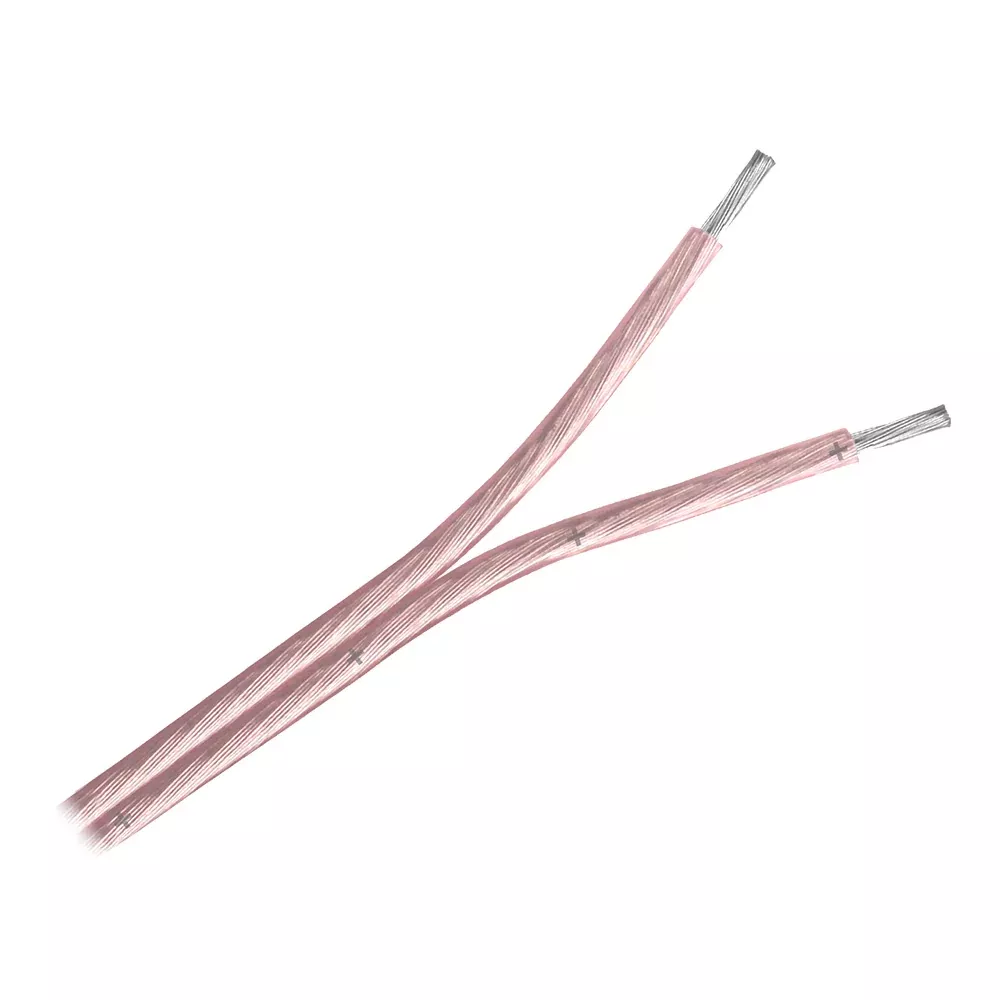 pacer-clear-16-2-awg-two-conductor-speaker-wire-100 Pacer Clear 16/2 AWG Two Conductor Speaker Wire - 100'