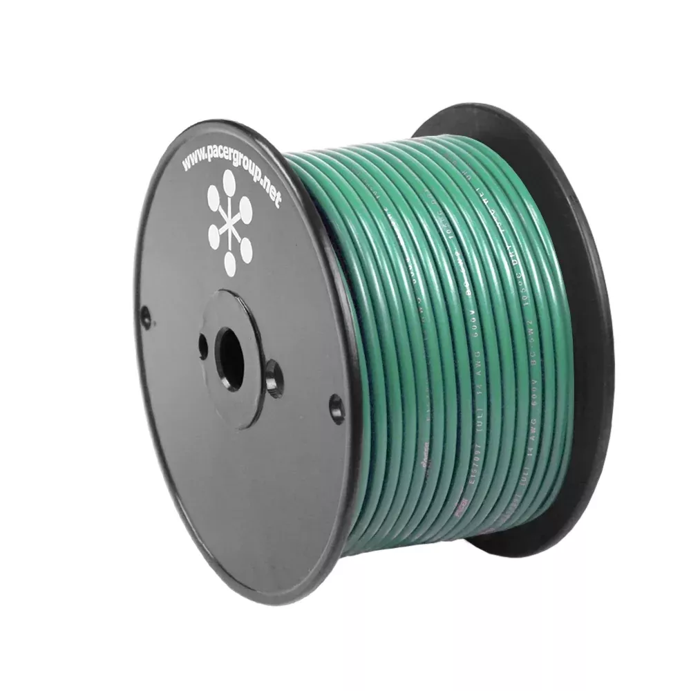 pacer-green-10-awg-primary-wire-20 Pacer Green 10 AWG Primary Wire - 20'