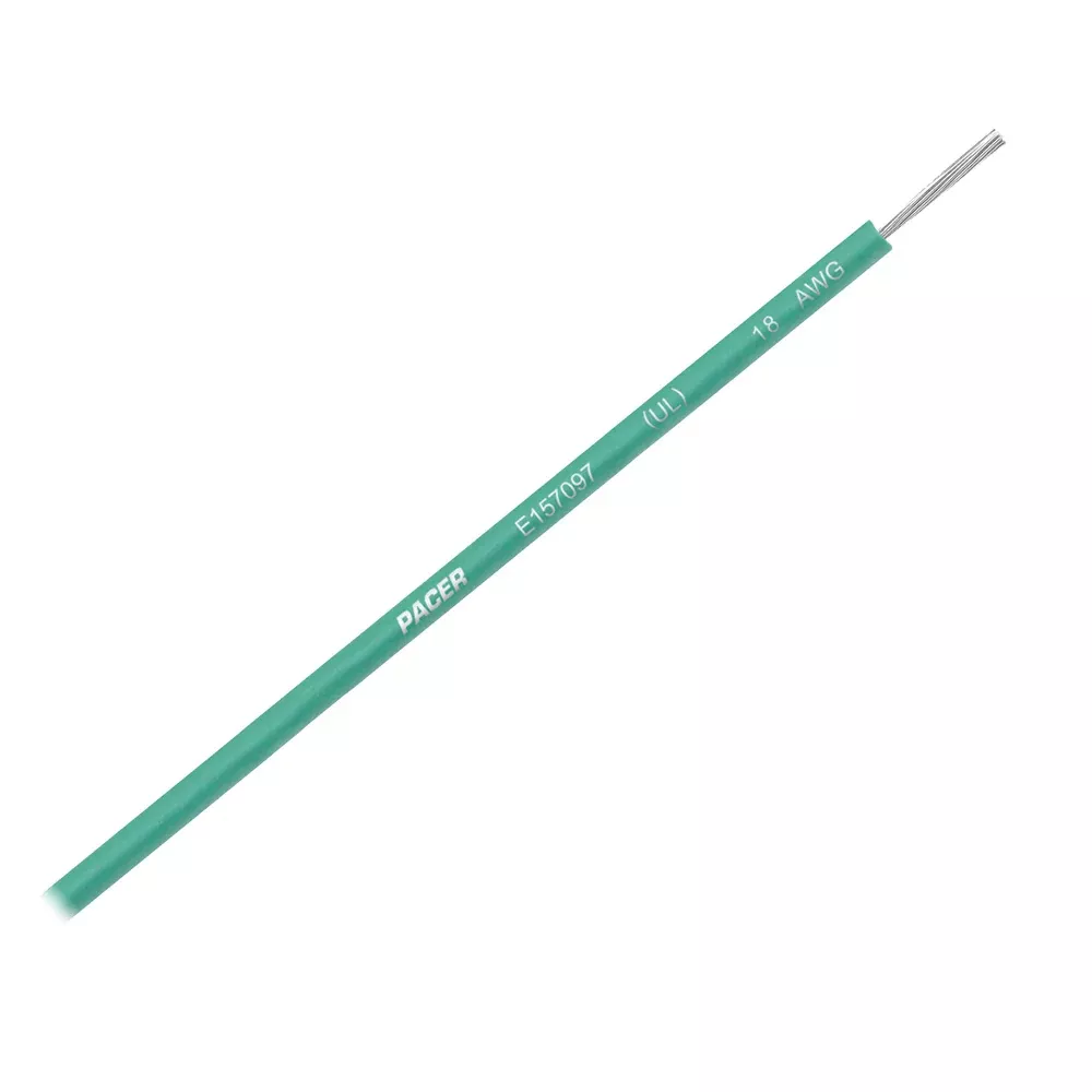 pacer-green-18-awg-ul-marine-wire-35 Pacer Green 18 AWG UL Marine Wire - 35'