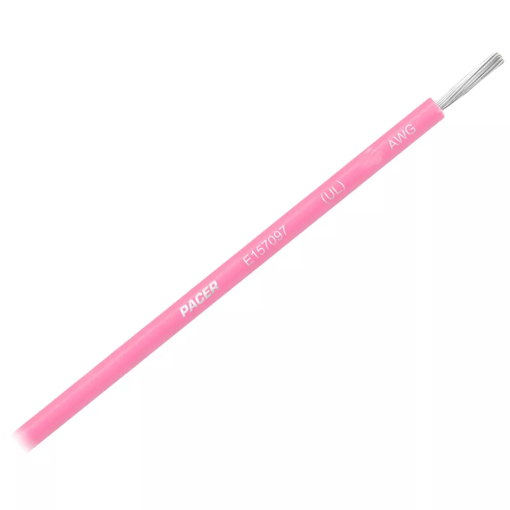 Pacer Pink 14 AWG Primary Wire - 25'
