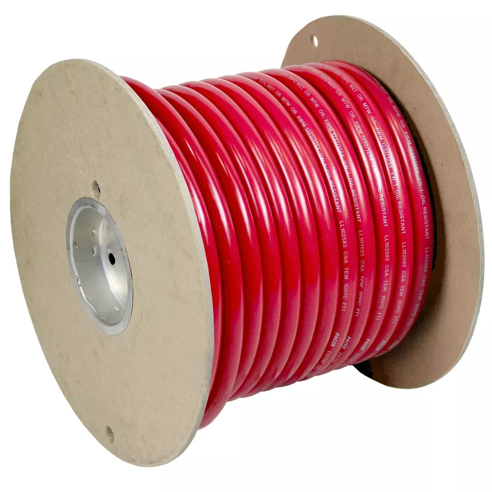 pacer-red-4-0-awg-battery-cable-100-39 Pacer Red 4/0 AWG Battery Cable - 100'