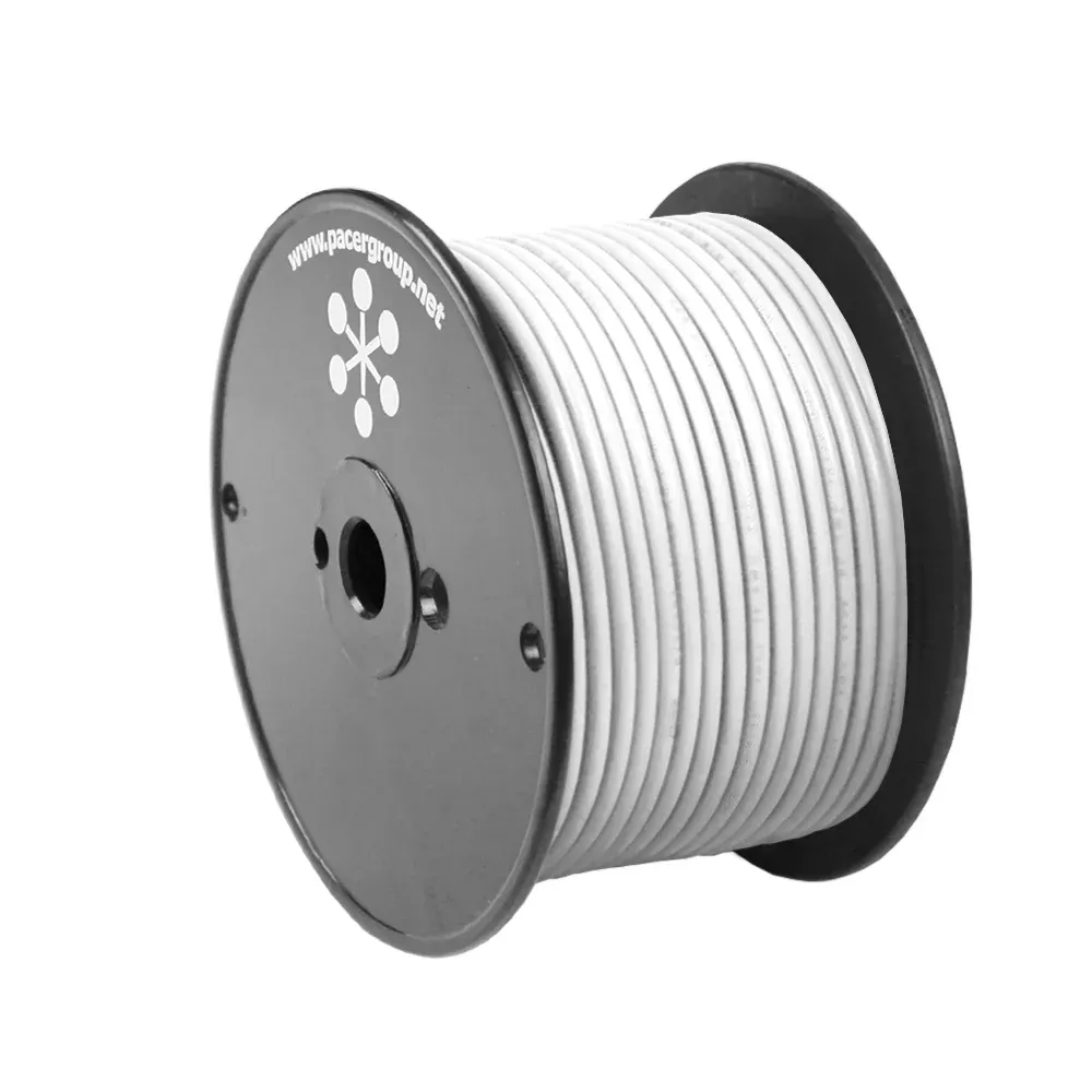 pacer-white-10-awg-primary-wire-20 Pacer White 10 AWG Primary Wire - 20'