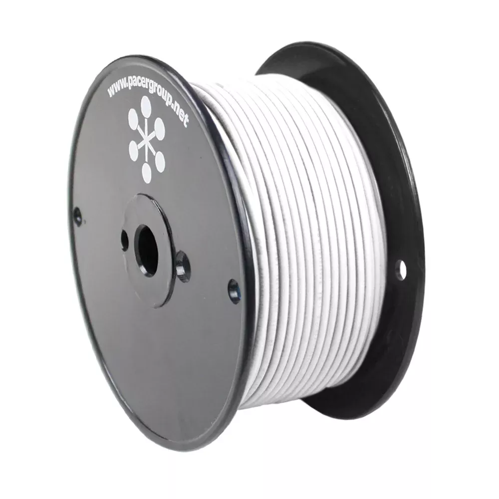 pacer-white-16-awg-primary-wire-250-39 Pacer White 16 AWG Primary Wire - 250'