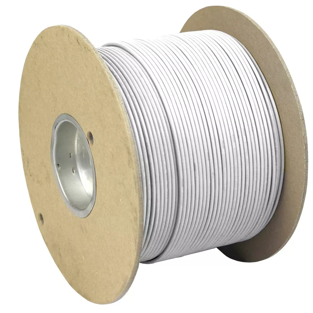 pacer-white-18-awg-primary-wire-1-000-39 Pacer White 18 AWG Primary Wire - 1,000'