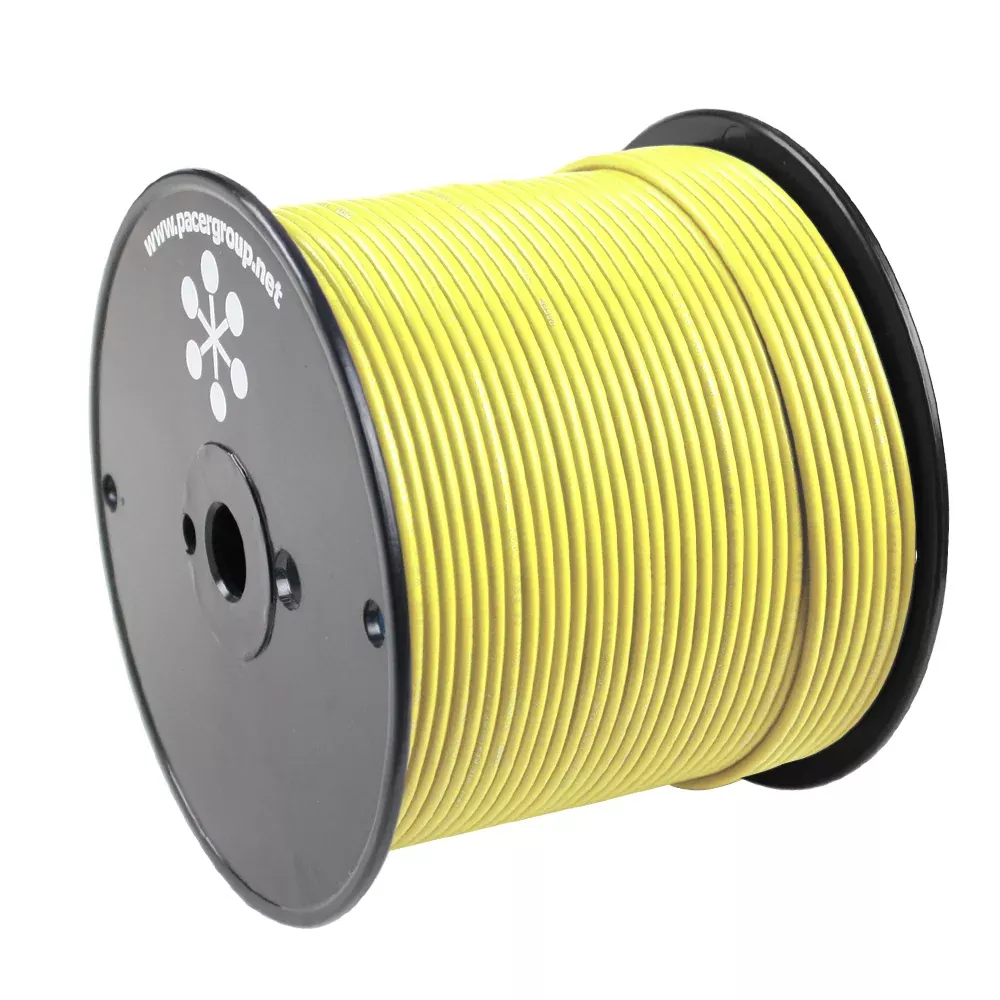 pacer-yellow-18-awg-primary-wire-500-39 Pacer Yellow 18 AWG Primary Wire - 500'