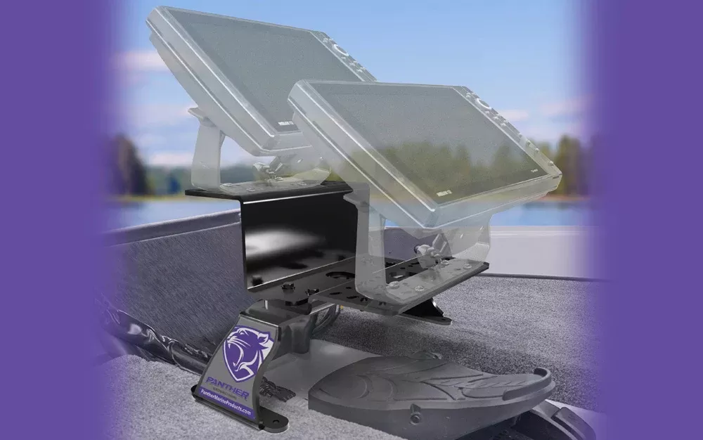 panther-dual-electronics-deck-mount-bracket-base-954400dm Panther Dual Electronics Deck Mount Bracket and Base 954400DM