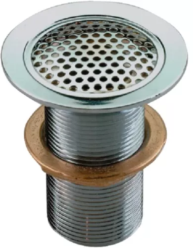 Perko 0361005CHR Flush Mount Drain For Pipe, Chrome/Bronze