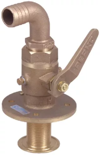 Perko 0835005PLB 3/4" Bronze Seacock w/Straight Tail Piece