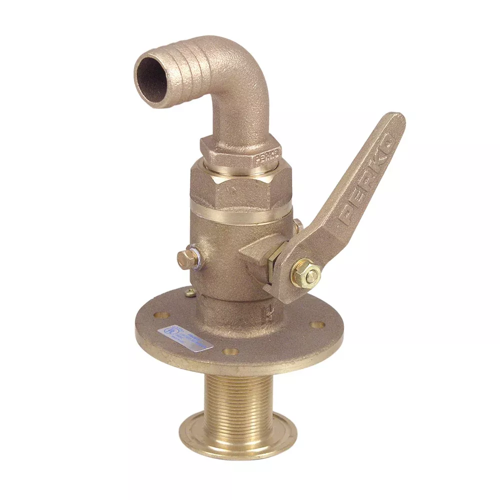 perko-1-1-2-quot-seacock-w-curved-tail-piece Perko 1-1/2" Seacock w/Curved Tail Piece