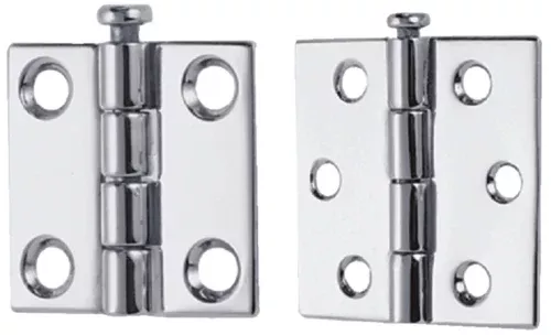perko-1293dp9chr-3-x-3-rem-pin-butt-hinges-44-6-hole-10-fastener-44-1-pr Perko 1293DP9CHR 3 x 3 Rem Pin Butt Hinges, 6 Hole #10 Fastener, 1 pr.