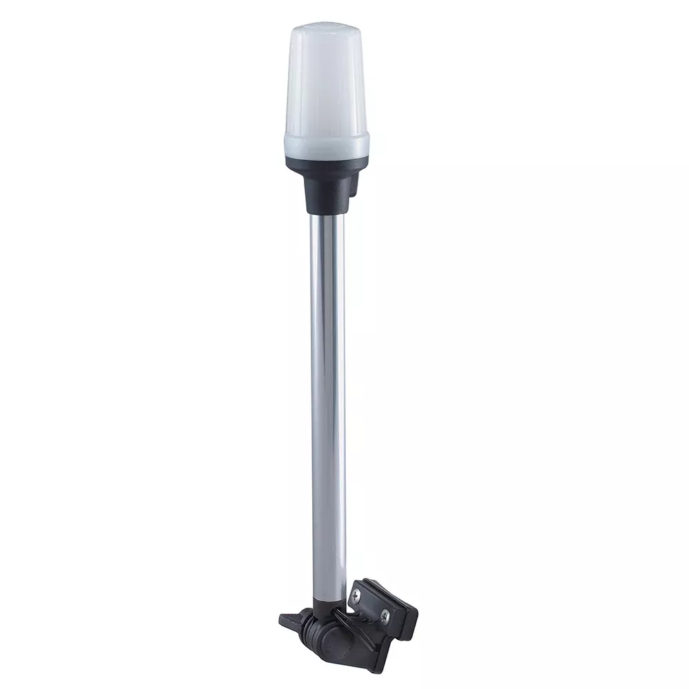 perko-fold-down-all-round-pole-light-horizontal-mount-white Perko Fold Down All-Round Pole Light - Horizontal Mount - White