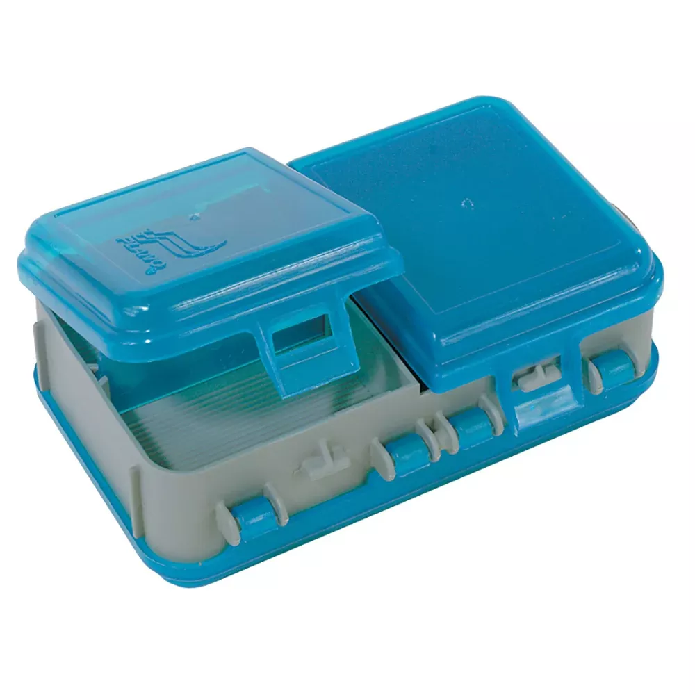plano-double-sided-adjustable-tackle-organizer-small-silver-blue Plano Double-Sided Adjustable Tackle Organizer Small - Silver/Blue