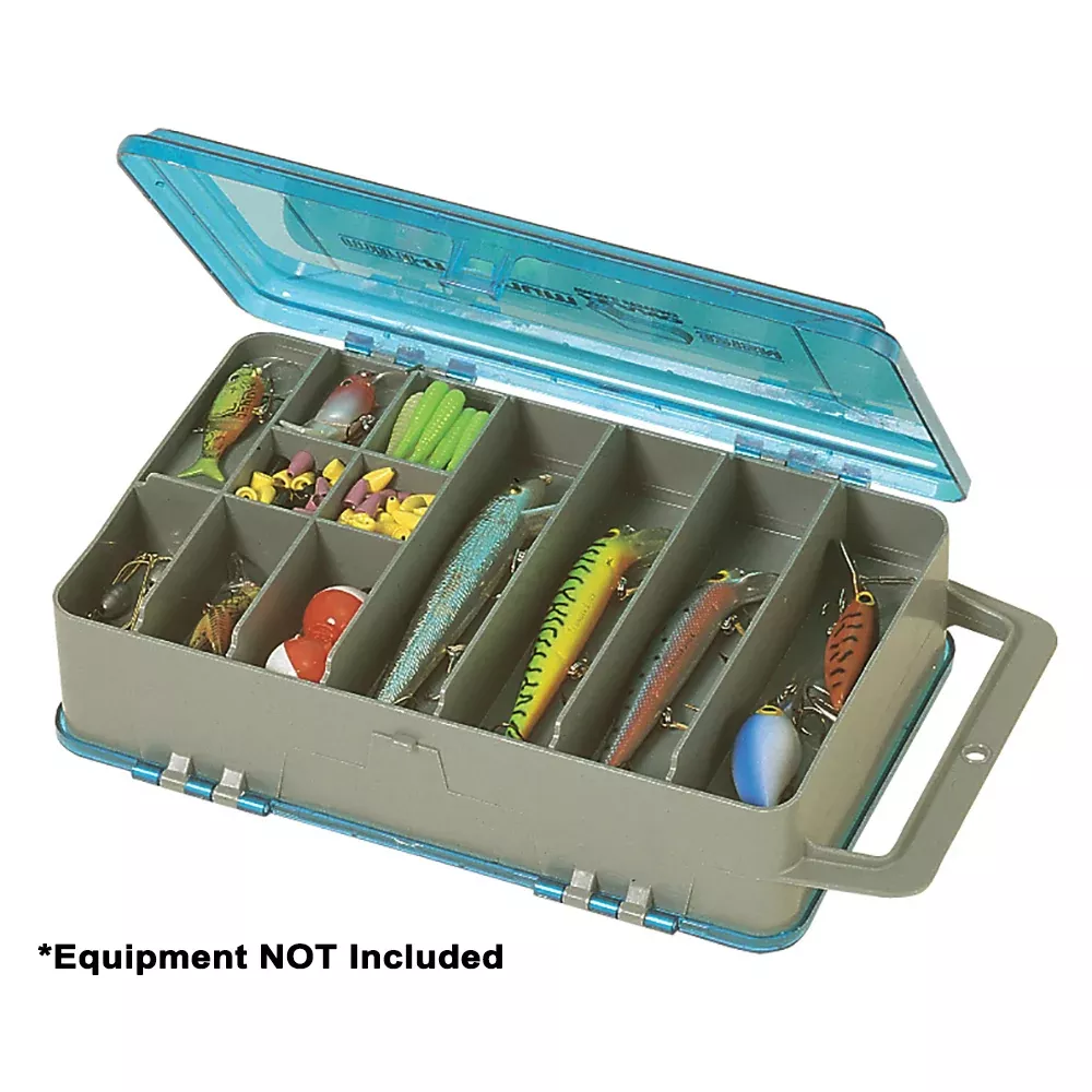 plano-double-sided-tackle-organizer-medium-silver-blue Plano Double-Sided Tackle Organizer Medium - Silver/Blue
