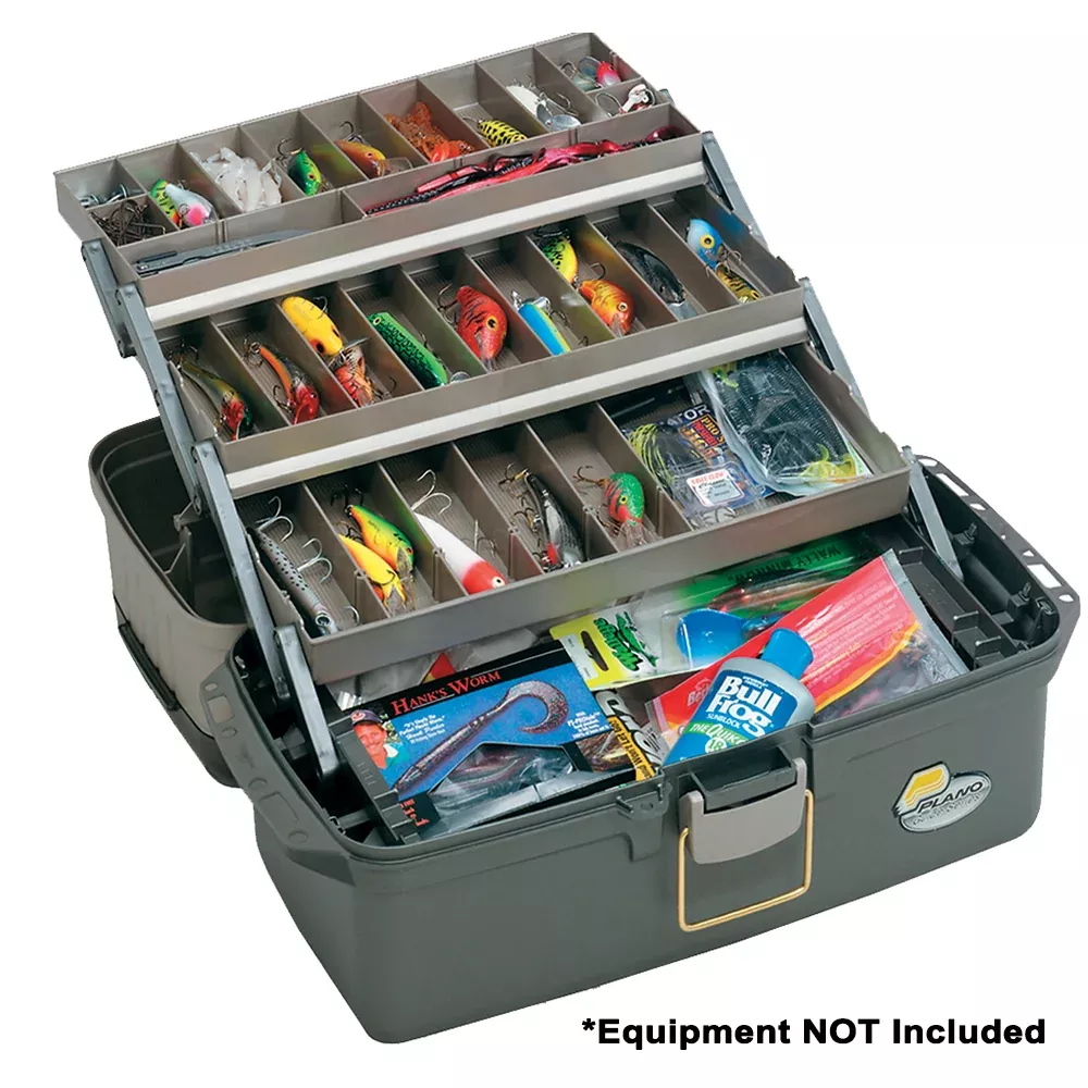 plano-guide-series-trade-tray-tackle-box-graphite-sandstone Plano Guide Series™ Tray Tackle Box - Graphite/Sandstone