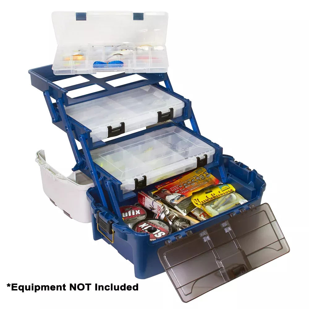 plano-hybrid-hip-3-stowaway-reg-tackle-box-3700-blue Plano Hybrid Hip 3-Stowaway® Tackle Box 3700 - Blue