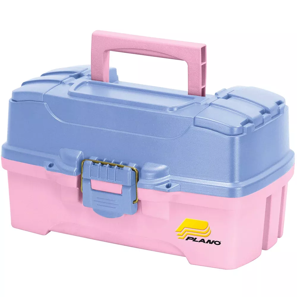 plano-two-tray-tackle-box-w-duel-top-access-periwinkle-pink Plano Two-Tray Tackle Box w/Duel Top Access - Periwinkle/Pink