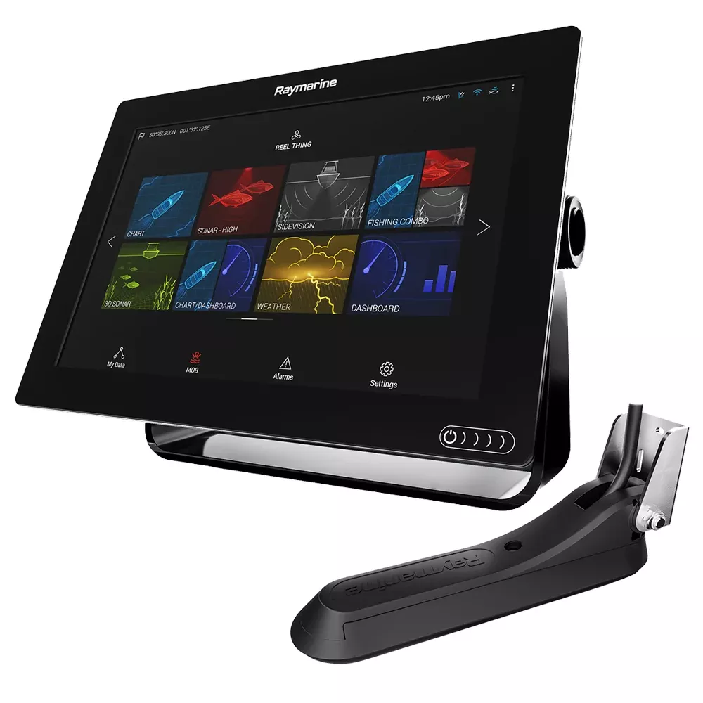 raymarine-axiom-trade-12-rv-12-quot-chartplotter-combo-w-rv-100-transducer Raymarine Axiom™ 12 RV - 12" Chartplotter Combo w/RV-100 Transducer