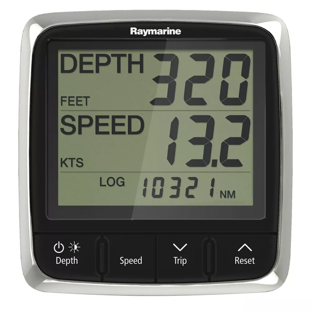 raymarine-i50-tridata-display-system-w-nylon-thru-hull-transducer Raymarine i50 Tridata Display System w/Nylon Thru-Hull Transducer