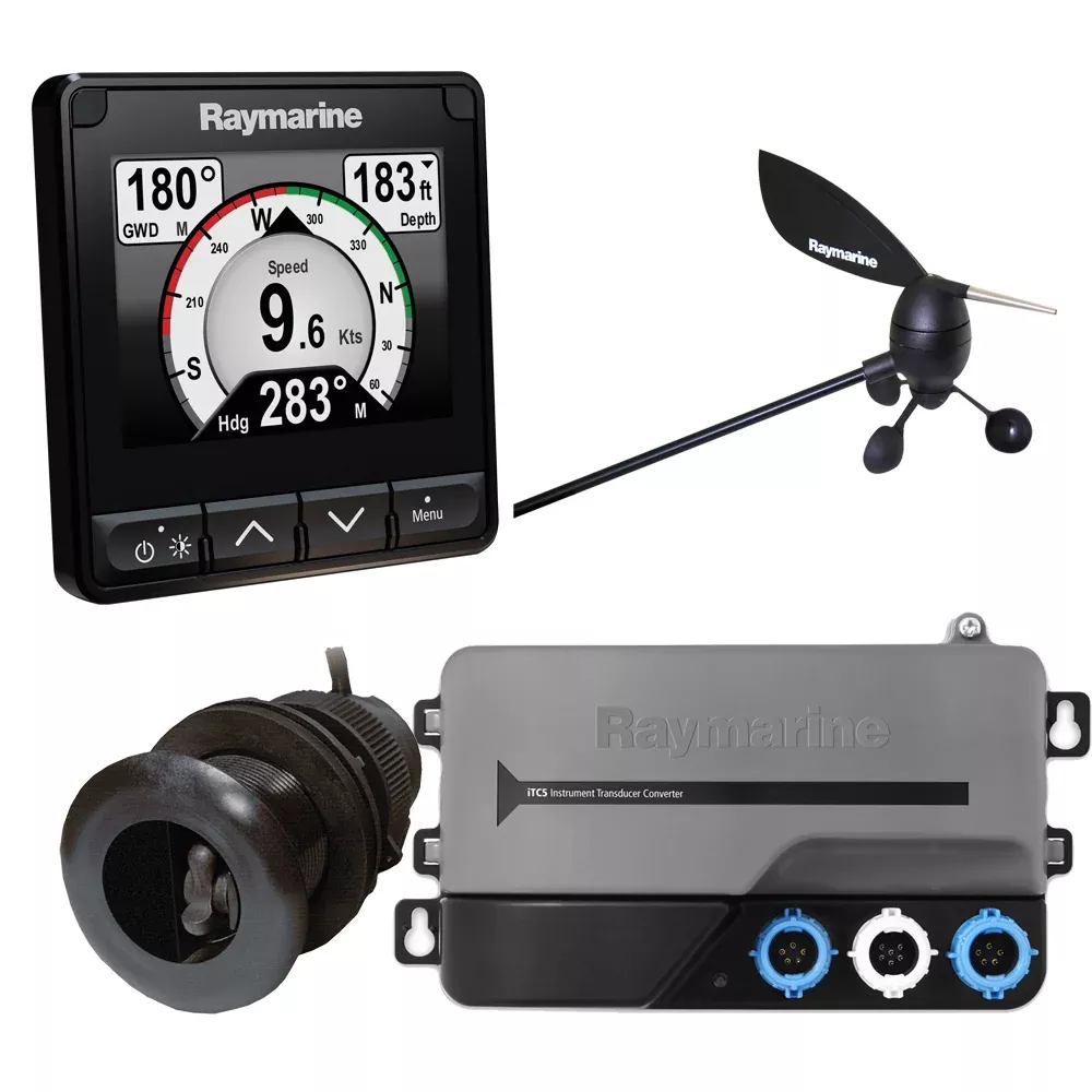 raymarine-i70s-system-pack-color-wind-dst-itc-5-bundle Raymarine i70s System Pack - Color, Wind, DST, iTC-5 Bundle