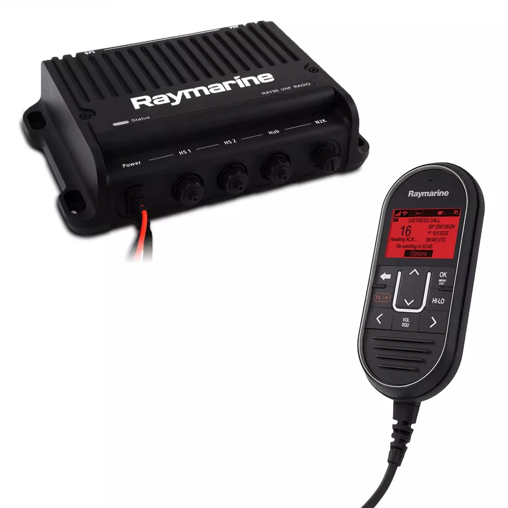 raymarine-ray91-modular-dual-station-vhf-black-box-radio-system-w-ais Raymarine Ray91 Modular Dual-Station VHF Black Box Radio System w/AIS