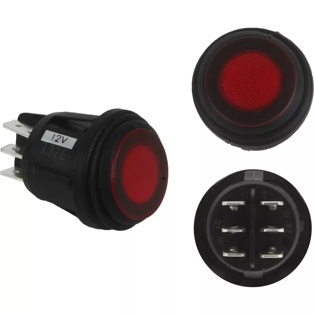 rigid-industries-3-position-rocker-switch-red RIGID Industries 3 Position Rocker Switch - Red