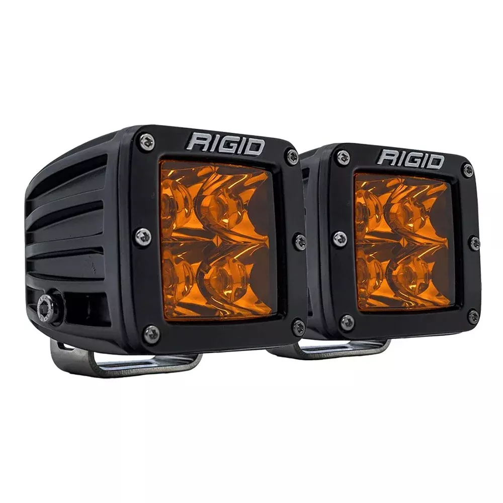 rigid-industries-d-series-spot-w-amber-pro-lens-pair RIGID Industries - D-Series Spot w/ Amber Pro Lens - Pair