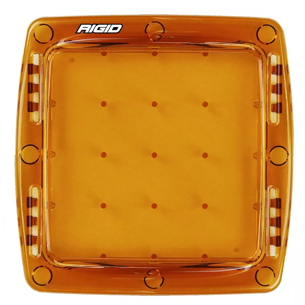 rigid-industries-q-series-lens-cover-amber RIGID Industries Q-Series Lens Cover - Amber