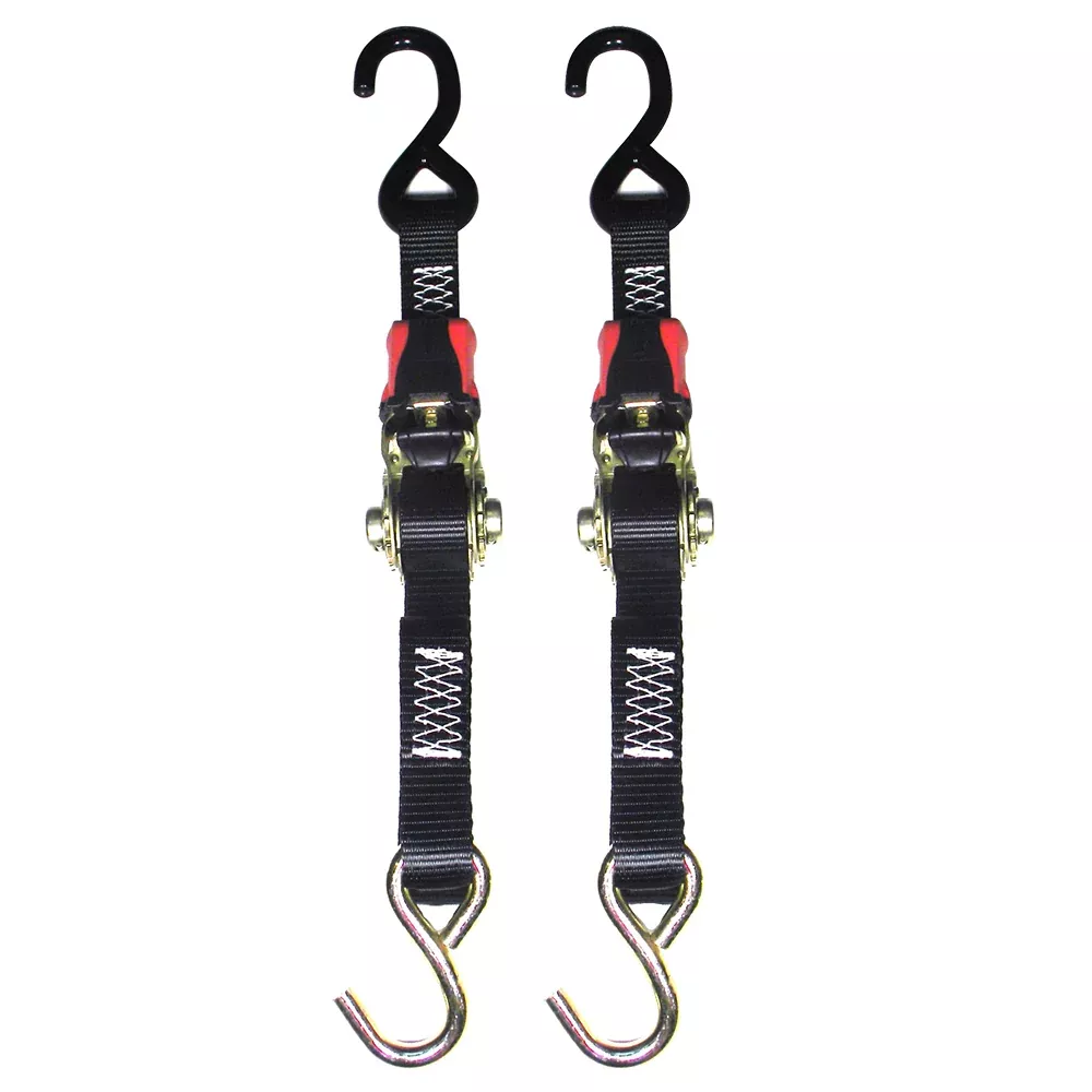 rod-saver-rubber-ratchet-tie-down-1-quot-x-4-39-pair Rod Saver Rubber Ratchet Tie-Down - 1" x 4' - Pair