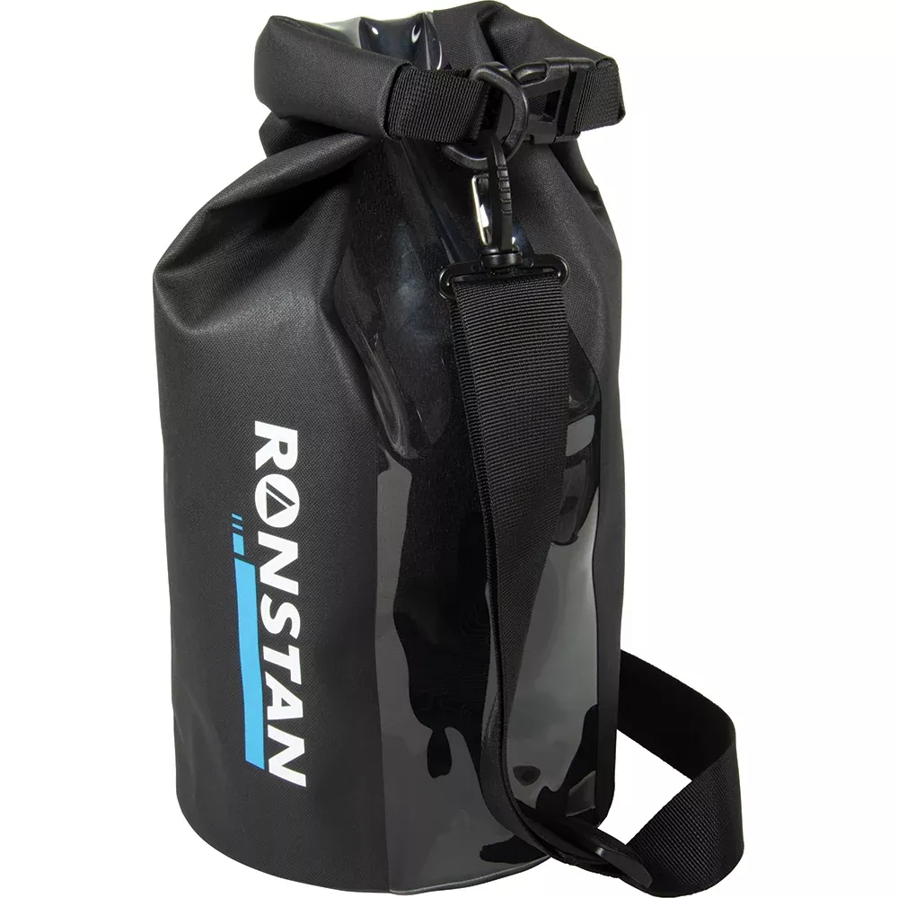 ronstan-dry-roll-top-10l-bag-black-w-window Ronstan Dry Roll Top - 10L Bag - Black w/Window