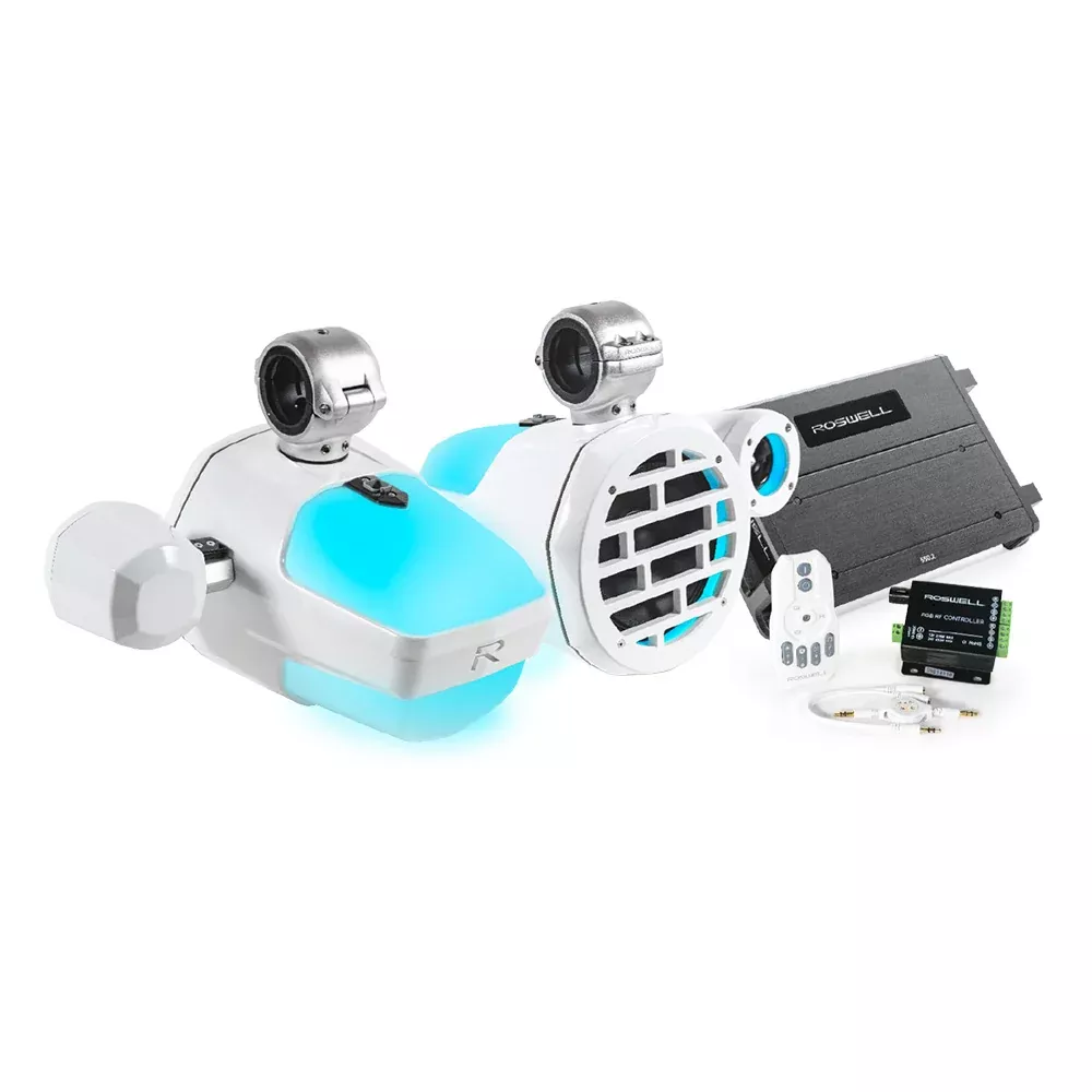 roswell-r1-pro-marine-audio-package-white Roswell R1 Pro Marine Audio Package - White