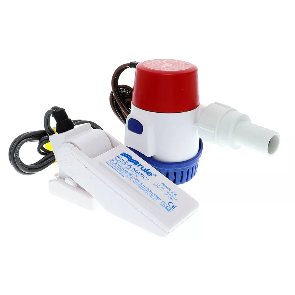 rule-360-gph-standard-bilge-pump-kit-w-float-switch-12v Rule 360 GPH Standard Bilge Pump Kit w/Float Switch - 12V