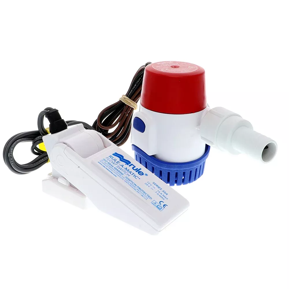 rule-500-gph-standard-bilge-pump-kit-w-float-switch-12v Rule 500 GPH Standard Bilge Pump Kit w/Float Switch - 12V