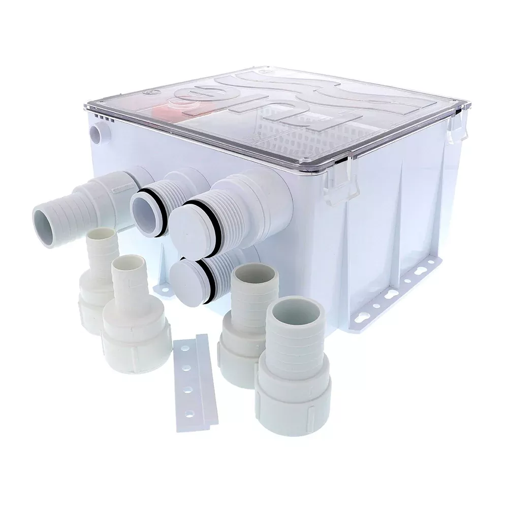 rule-shower-drain-box-w-1100-gph-pump-12v Rule Shower Drain Box w/1100 GPH Pump - 12V