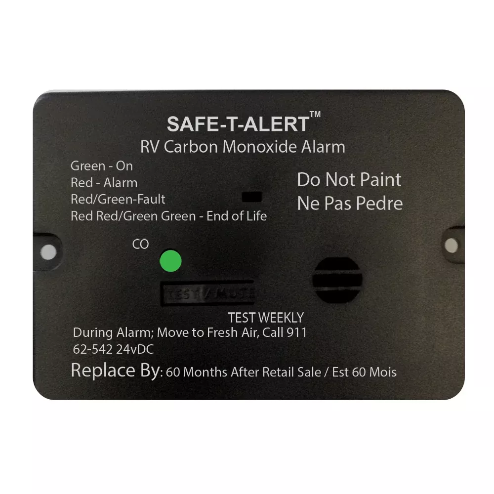 safe-t-alert-62-series-black-carbon-monoxide-alarm-24v-flush-mount Safe-T-Alert 62 Series Black Carbon Monoxide Alarm - 24V - Flush Mount