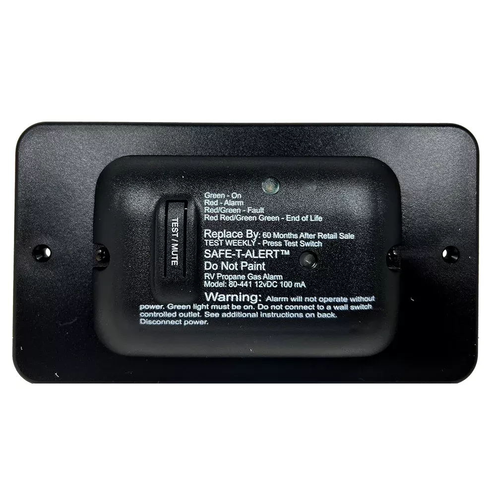 safe-t-alert-80-series-black-propane-gas-alarm-12v Safe-T-Alert 80 Series Black Propane Gas Alarm - 12V