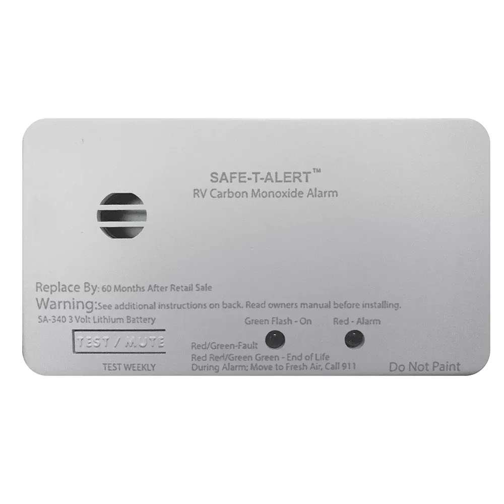 safe-t-alert-sa-340-white-rv-battery-powered-co2-detector-rectangle Safe-T-Alert SA-340 White RV Battery Powered CO2 Detector - Rectangle
