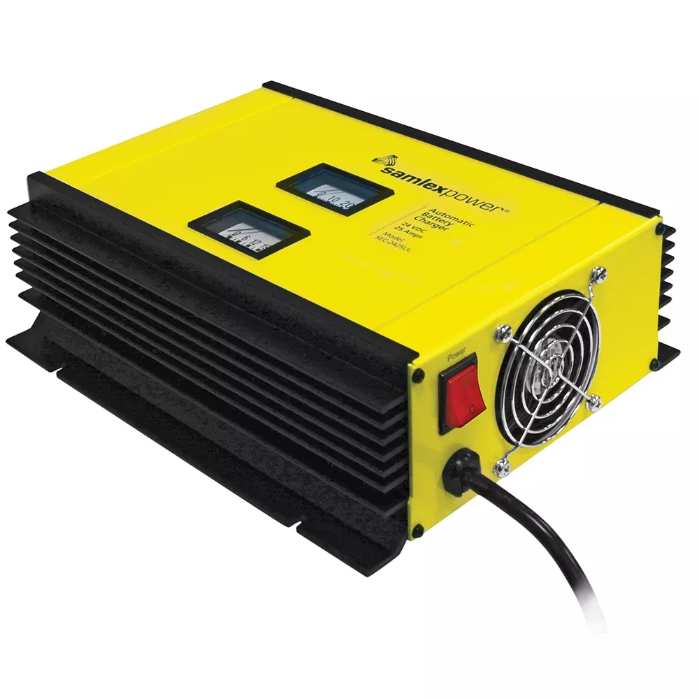 samlex-25a-battery-charger-24v-2-bank-3-stage-w-dip-switch-amp-lugs-includes-tem Samlex 25A Battery Charger - 24V - 2-Bank - 3-Stage w/Dip Switch & Lugs - Includes Temp Sensor