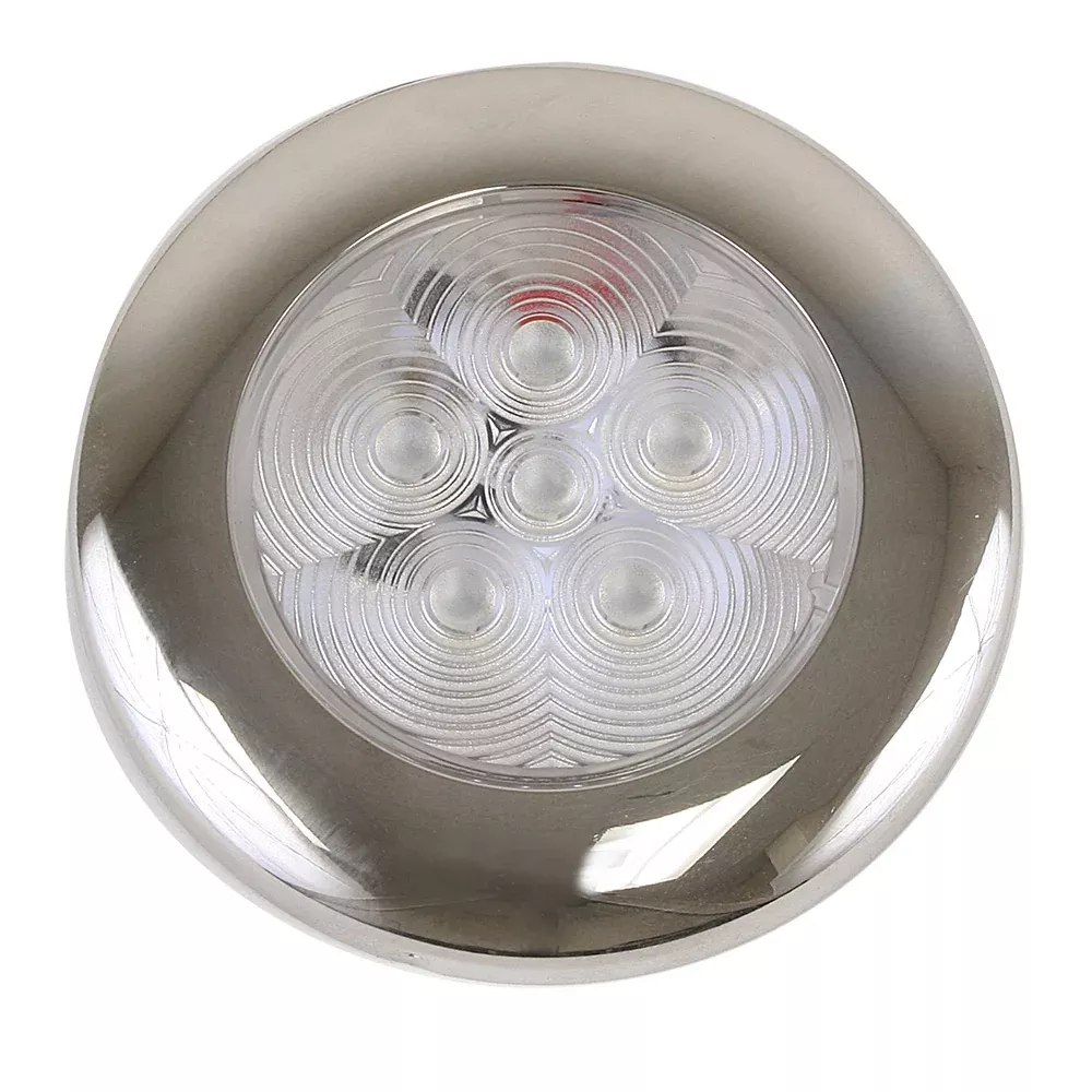 scandvik-b3-downlight-surface-mount-blue-ss-trim-ip67-12-24v Scandvik B3 Downlight Surface Mount - Blue - SS Trim - IP67 - 12/24V