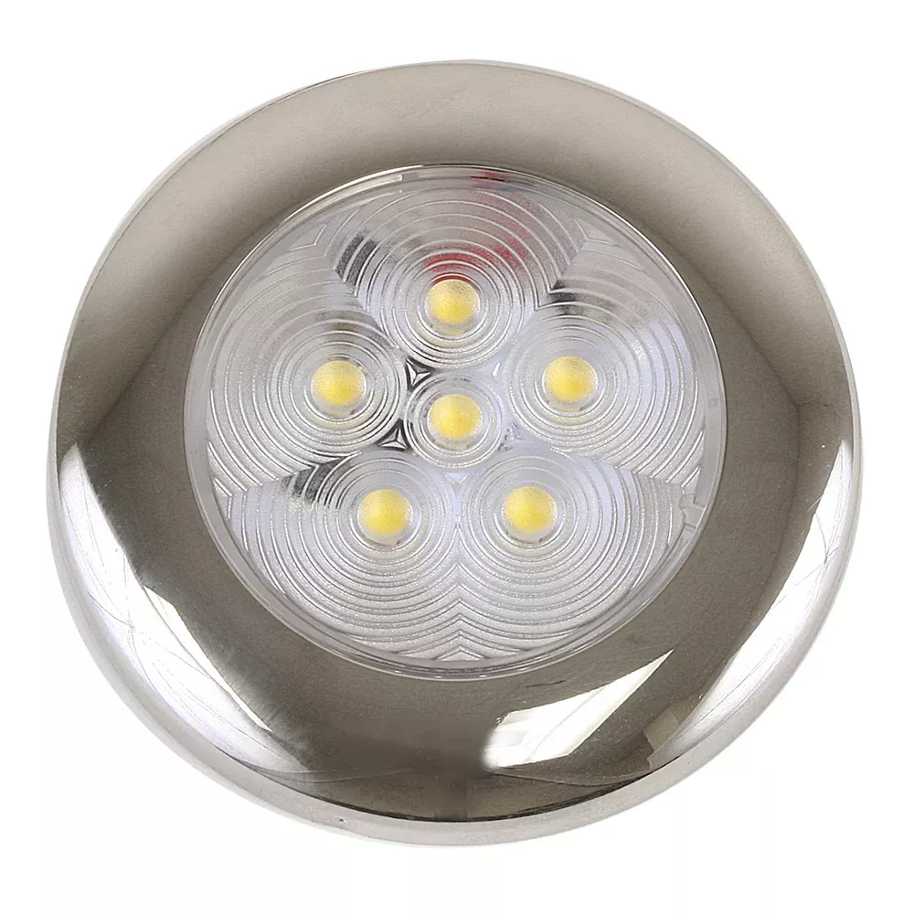 scandvik-b3-downlight-surface-mount-cool-white-ss-trim-ip67-12-24v Scandvik - B3 Downlight - Surface Mount, Cool White, SS Trim, IP67, 12/24V